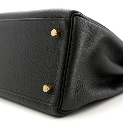 Hermes Togo Kelly Retourne 32 Black 9 of 10