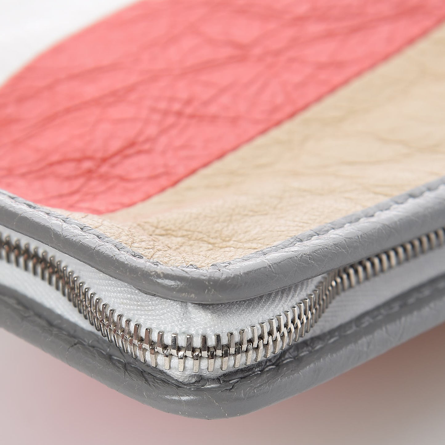 Veau Arena Multicolore Bazar Pouch Beige Orange Taupe