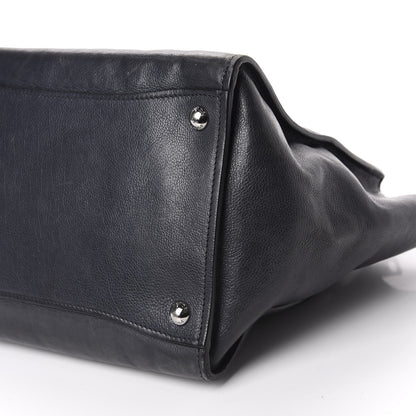 Prada Glace Calf Small Twin Pocket Tote Black 6 of 14