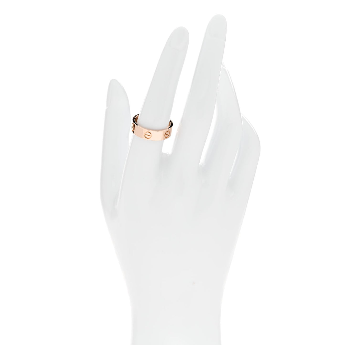 18K Pink Gold 5.5mm LOVE Ring 56 7.75