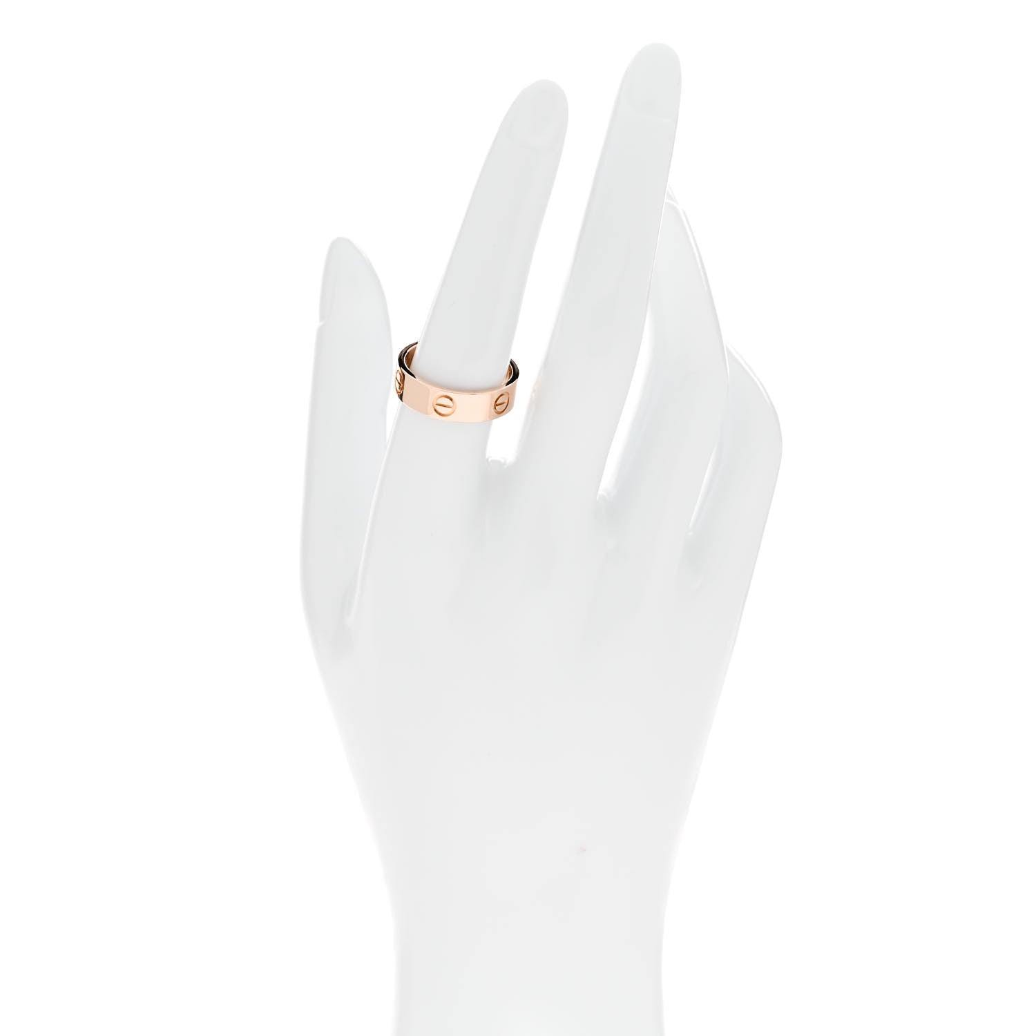 Cartier 18K Pink Gold 5.5mm LOVE Ring 56 7.75 2 of 5