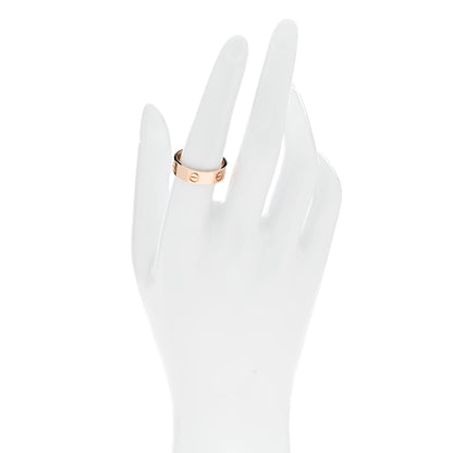 Cartier 18K Pink Gold 5.5mm LOVE Ring 56 7.75 2 of 5
