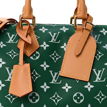 Louis Vuitton Calfskin Monogram Speedy P9 Bandouliere 25 Green 8 of 12