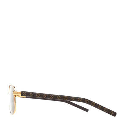 Louis Vuitton Monogram Pacific Sunglasses Z2338W Gold 3 of 8