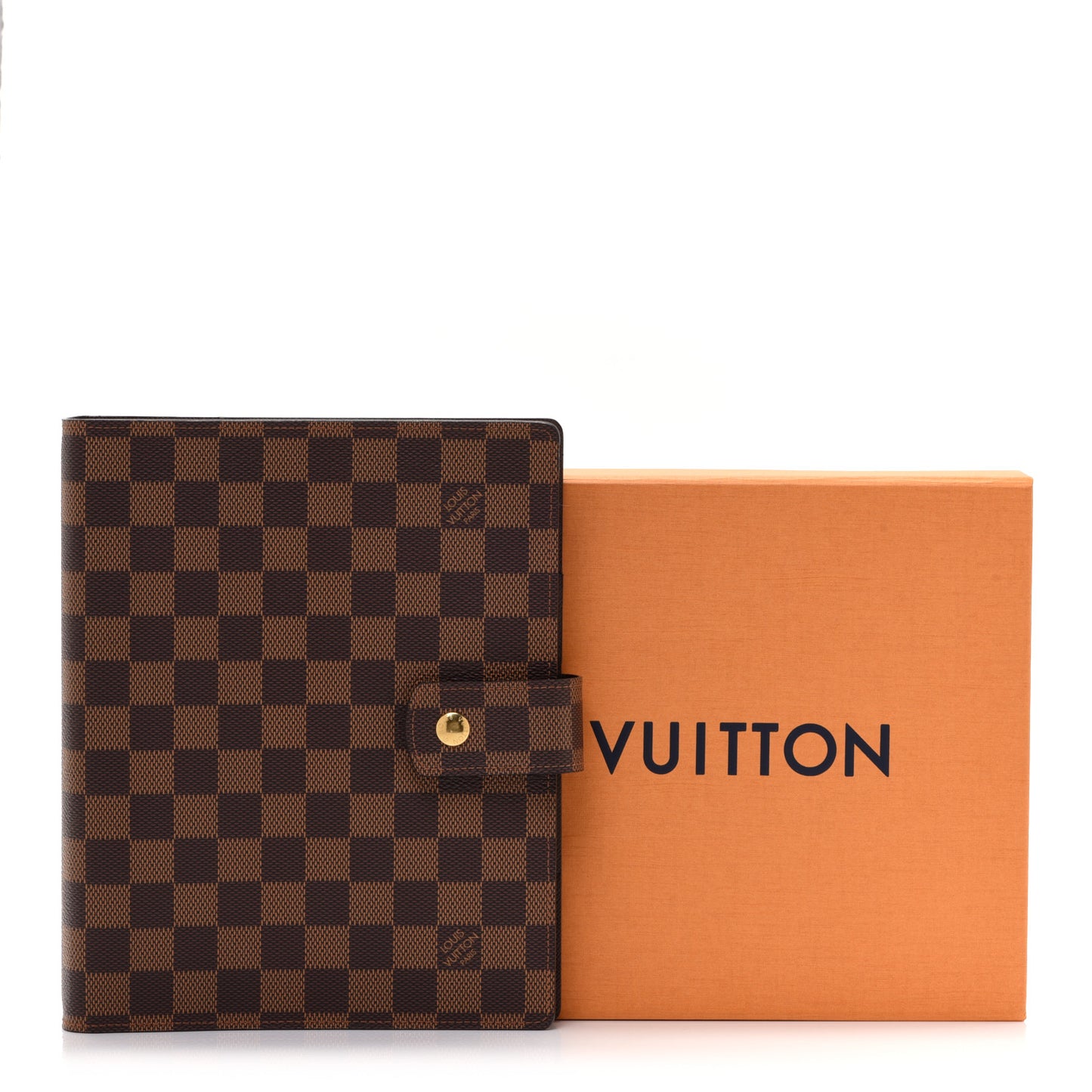 Damier Ebene Large Ring Agenda Cover