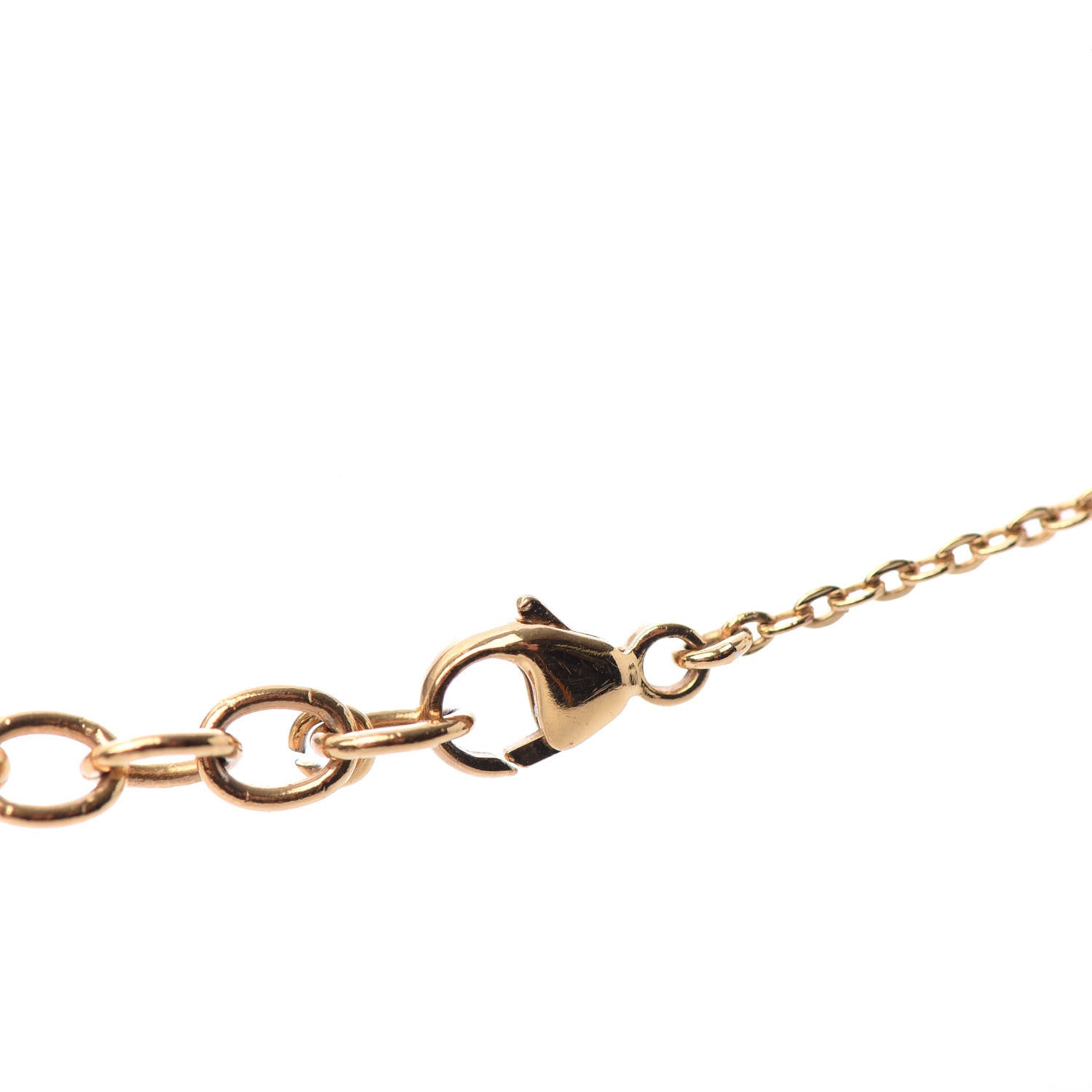 Louis Vuitton Swarovski Crystal Lady Lucky Damier Supple Bracelet Gold 5 of 6