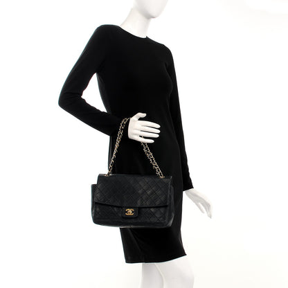 Chanel Lambskin Medium Single Flap Black 2 of 14