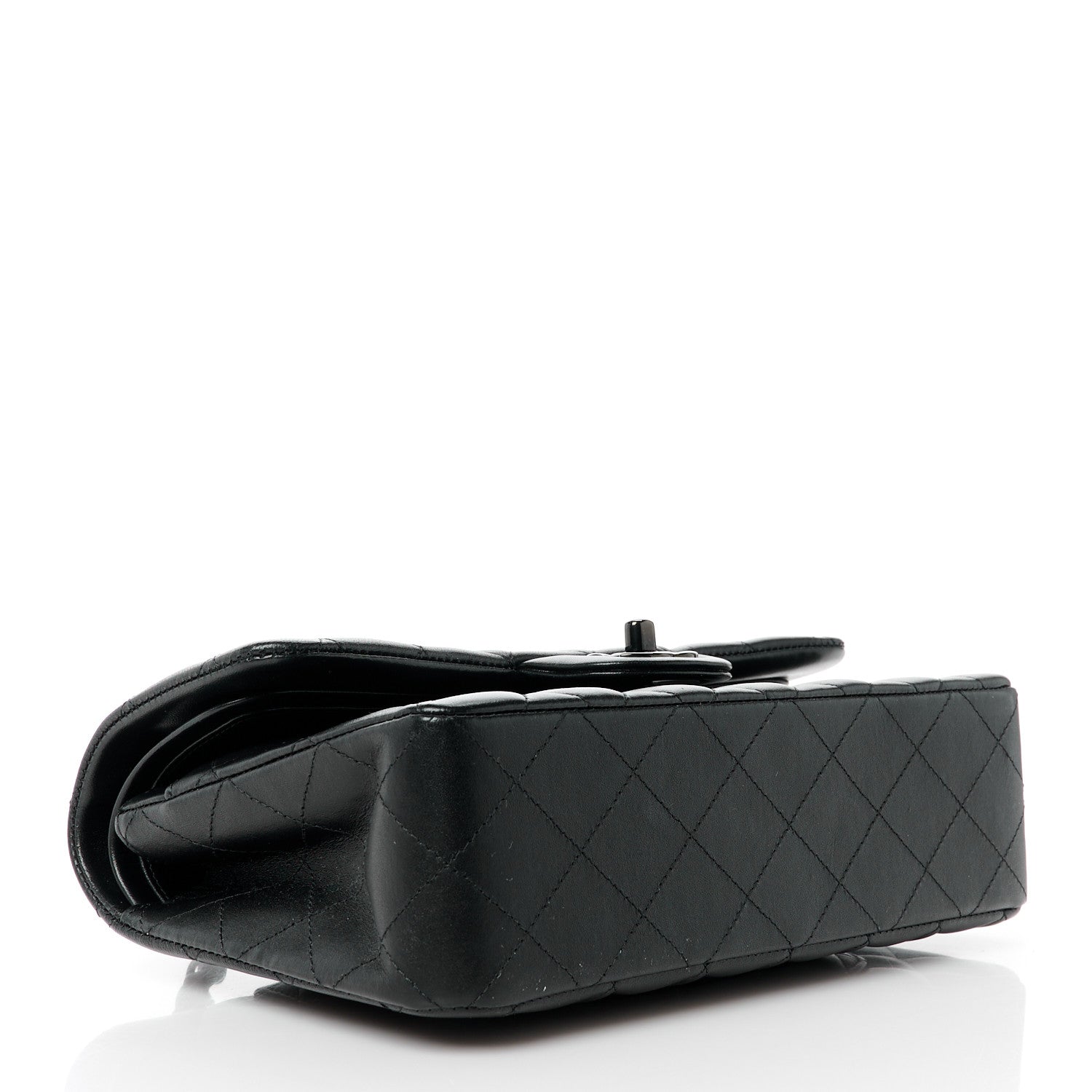 Chanel Lambskin Quilted Small Double Flap So Black 4 of 12