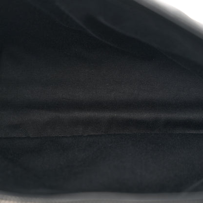 Saint Laurent Sheepskin Matelasse Chevron Monogram Large College Satchel Black 5 of 13
