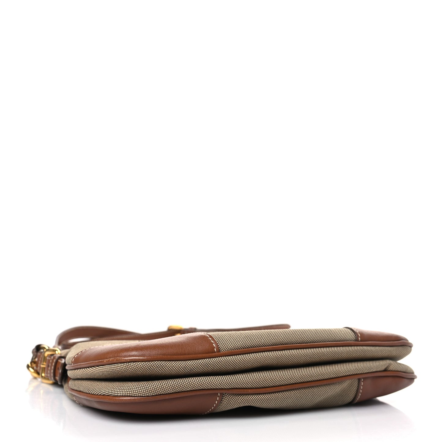 Jacquard Logo Flat Messenger Bag Corda Brandy