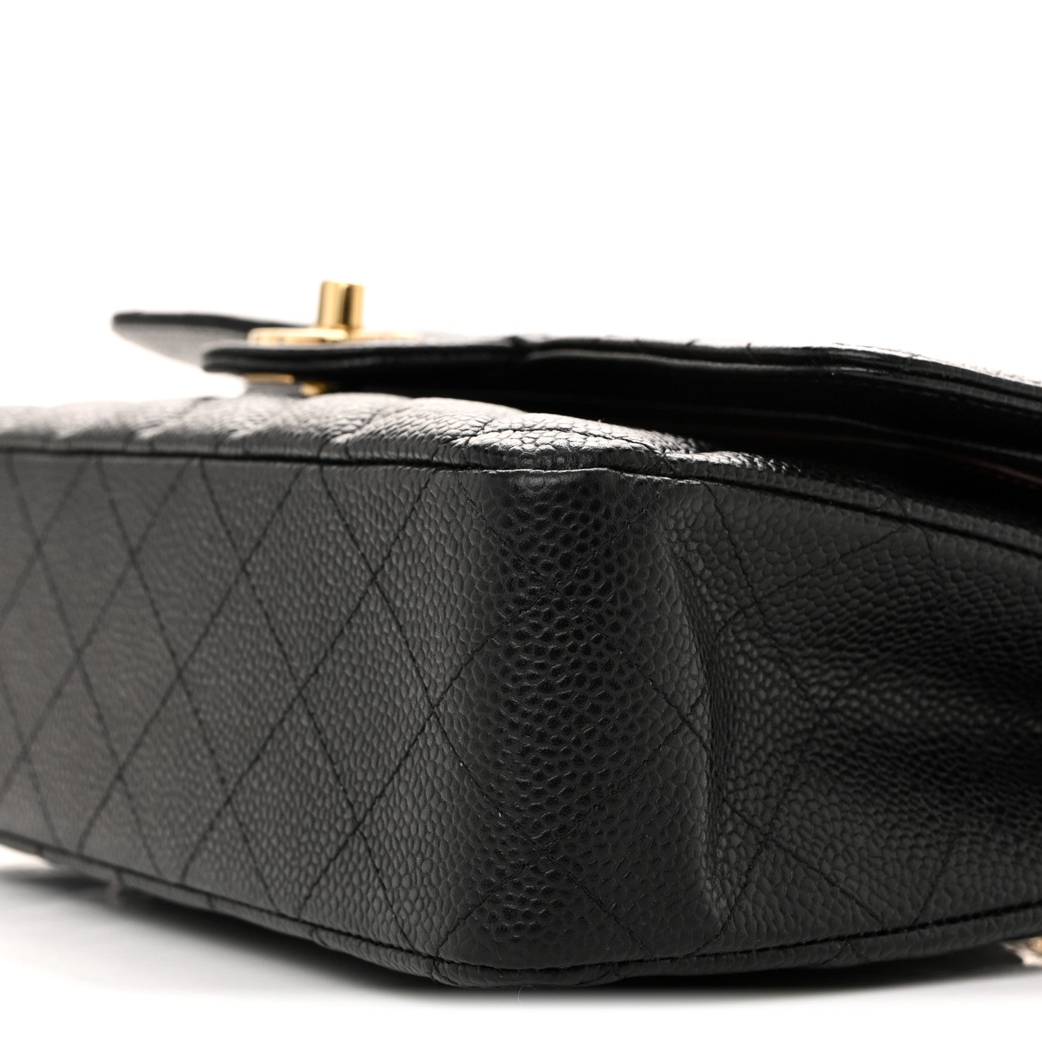 Chanel Caviar Quilted Medium Double Flap Black 10 of 13