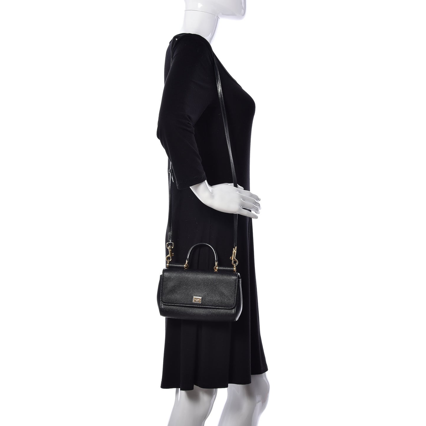 Dauphine Mini Von Bag Black