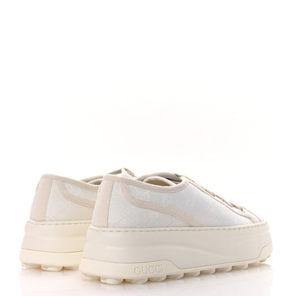 Gucci GG Monogram Womens 1977 Tennis Platform 52mm Sneakers 40.5 Great White Mystic White 5 of 9