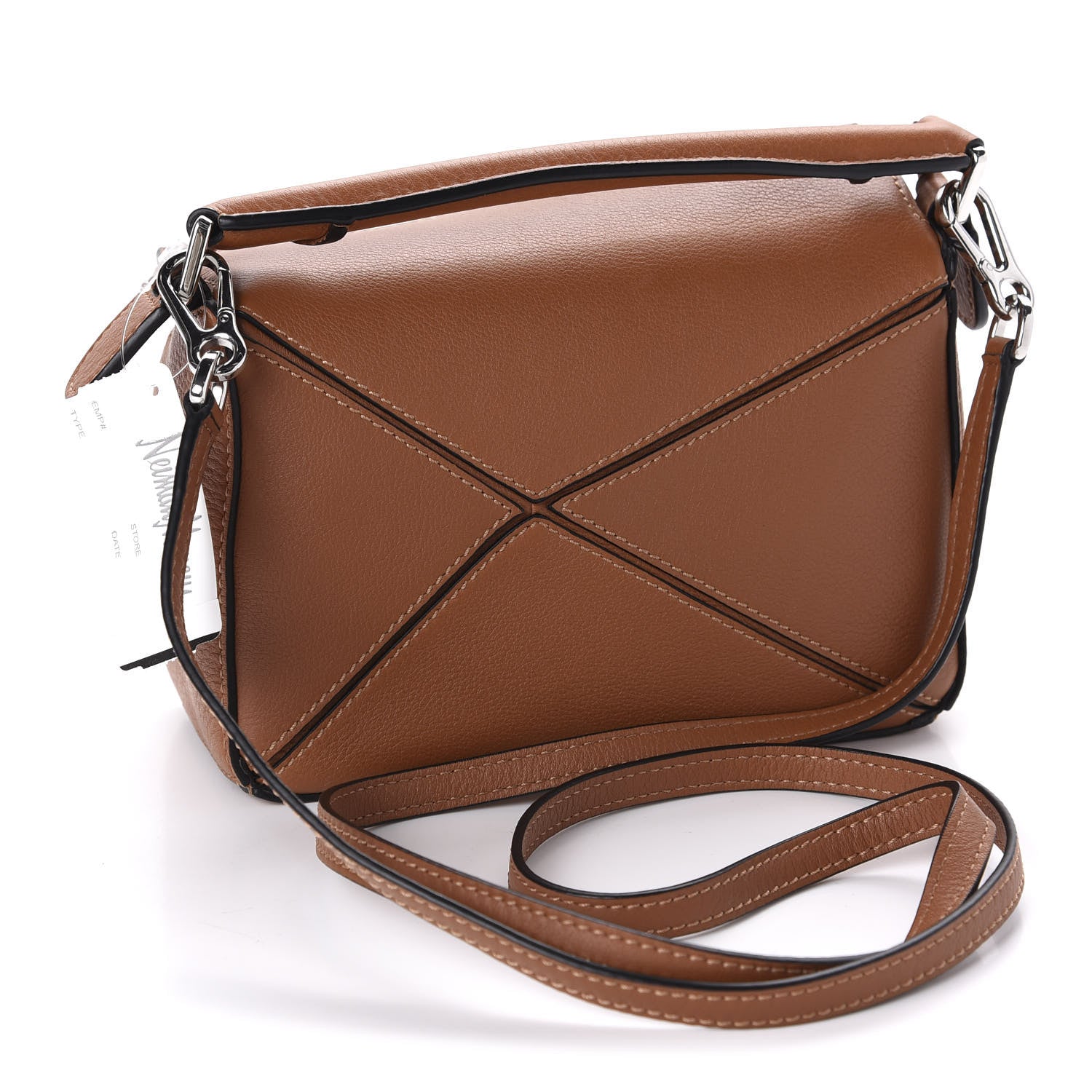 Loewe Calfskin Mini Puzzle Bag Tan 3 of 10