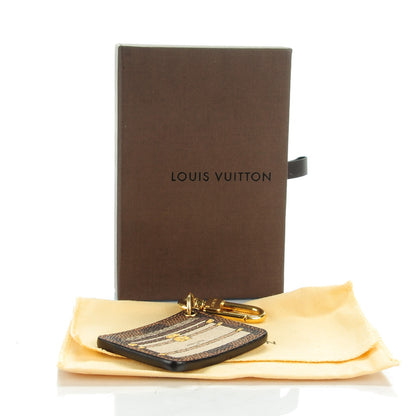 Louis Vuitton Damier Ebene Trunks and Locks Bag Charm 5 of 5
