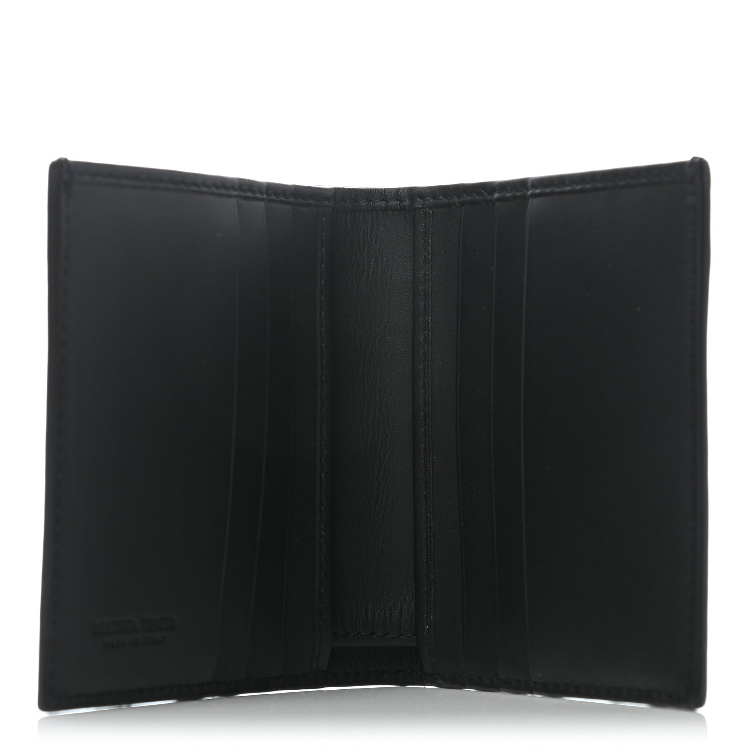 Bottega Veneta Nappa Intrecciato Bi-Fold Card Holder Black 5 of 9