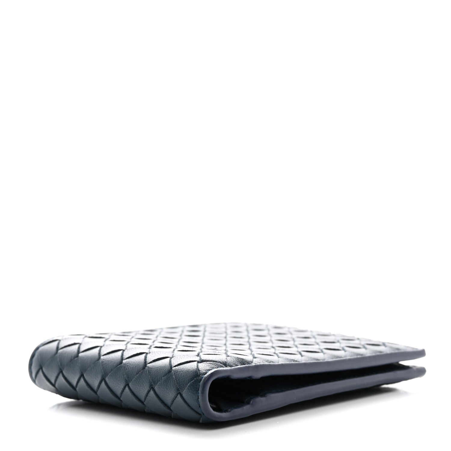 Bottega Veneta Nappa Intrecciato Bi-Fold Wallet Denim 4 of 8