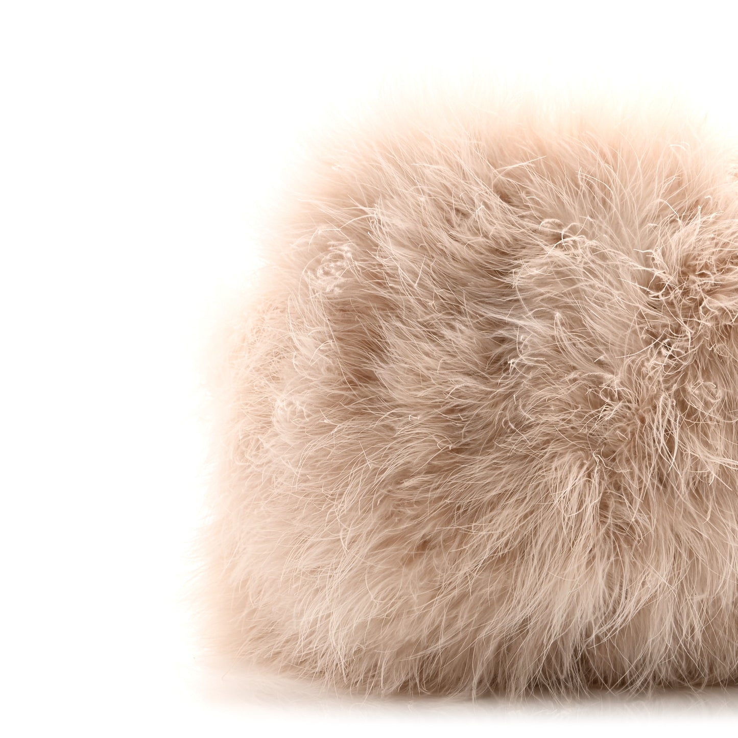 Ostrich Feather Speedy 25 Blush Ivory