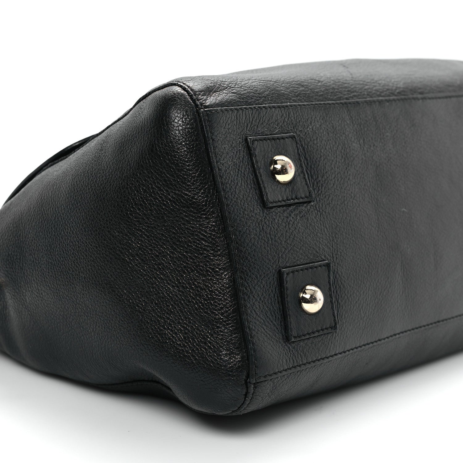 Mulberry Glossy Goatskin Medium Del Rey Satchel Black 9 of 11