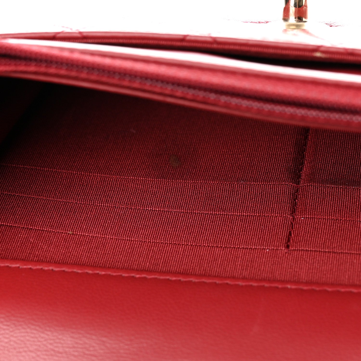 Chanel Lambskin Quilted Trendy CC Wallet On Chain WOC Red 12 of 13