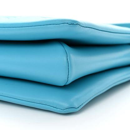 Louis Vuitton Lambskin Embossed Monogram Coussin PM Turquoise 9 of 10