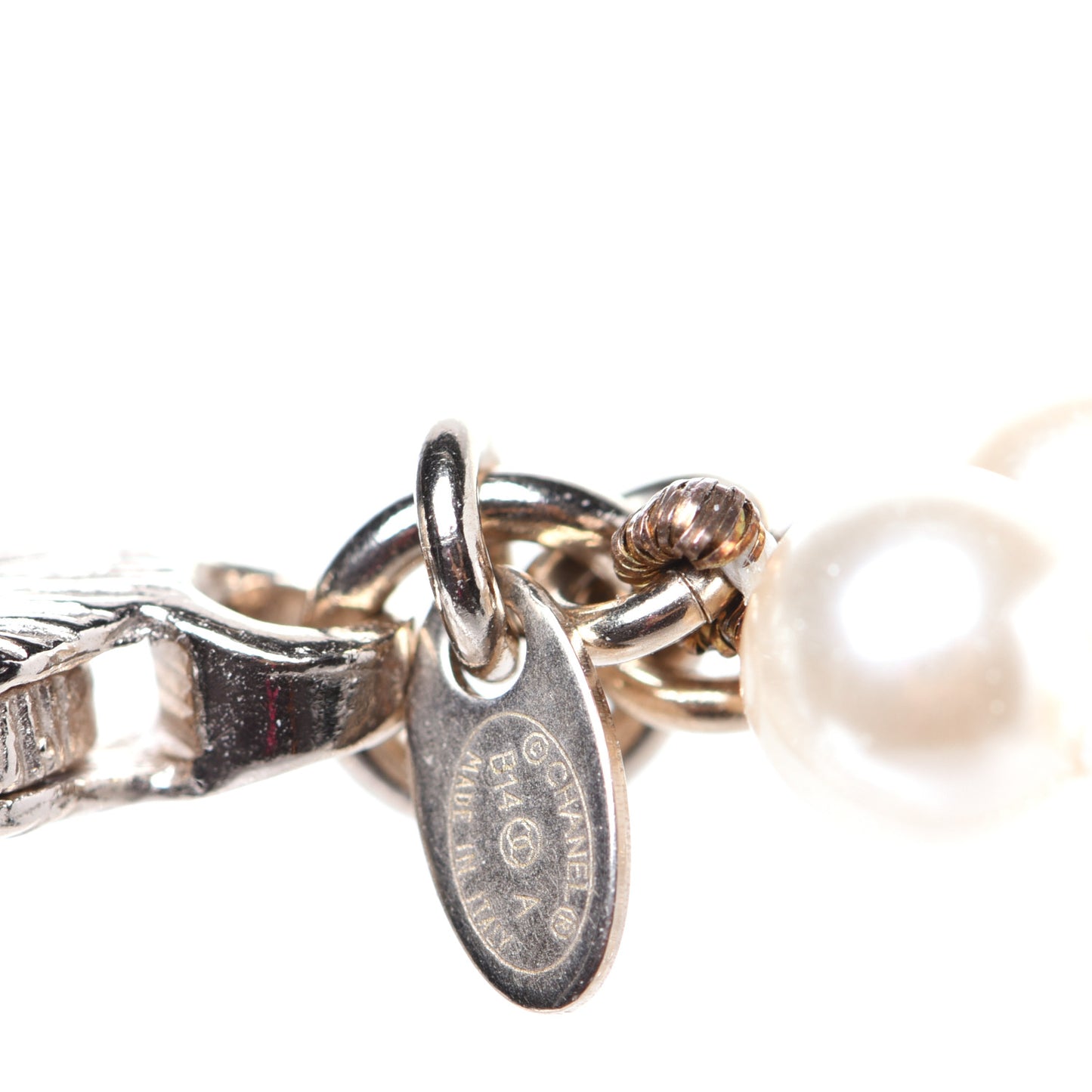 Pearl Multi Strand CC Necklace Gold