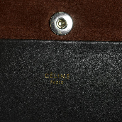 Celine Calfskin Suede All Soft Shoulder Bag Indigo 7 of 10