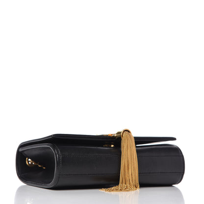 Saint Laurent Calfskin Small Classic Monogram Kate Tassel Satchel Black 4 of 9