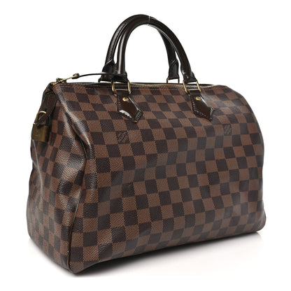 Louis Vuitton Damier Ebene Speedy 30 3 of 9