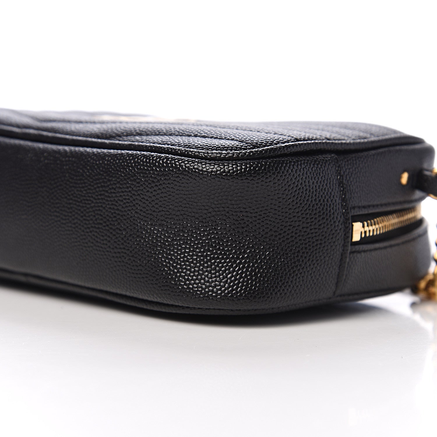 Saint Laurent Grain De Poudre Matelasse Monogram Mini Lou Camera Bag Black 8 of 10