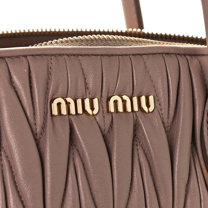 Miu Miu Nappa Matelasse Lux Mini Crossbody Tote 7 of 11