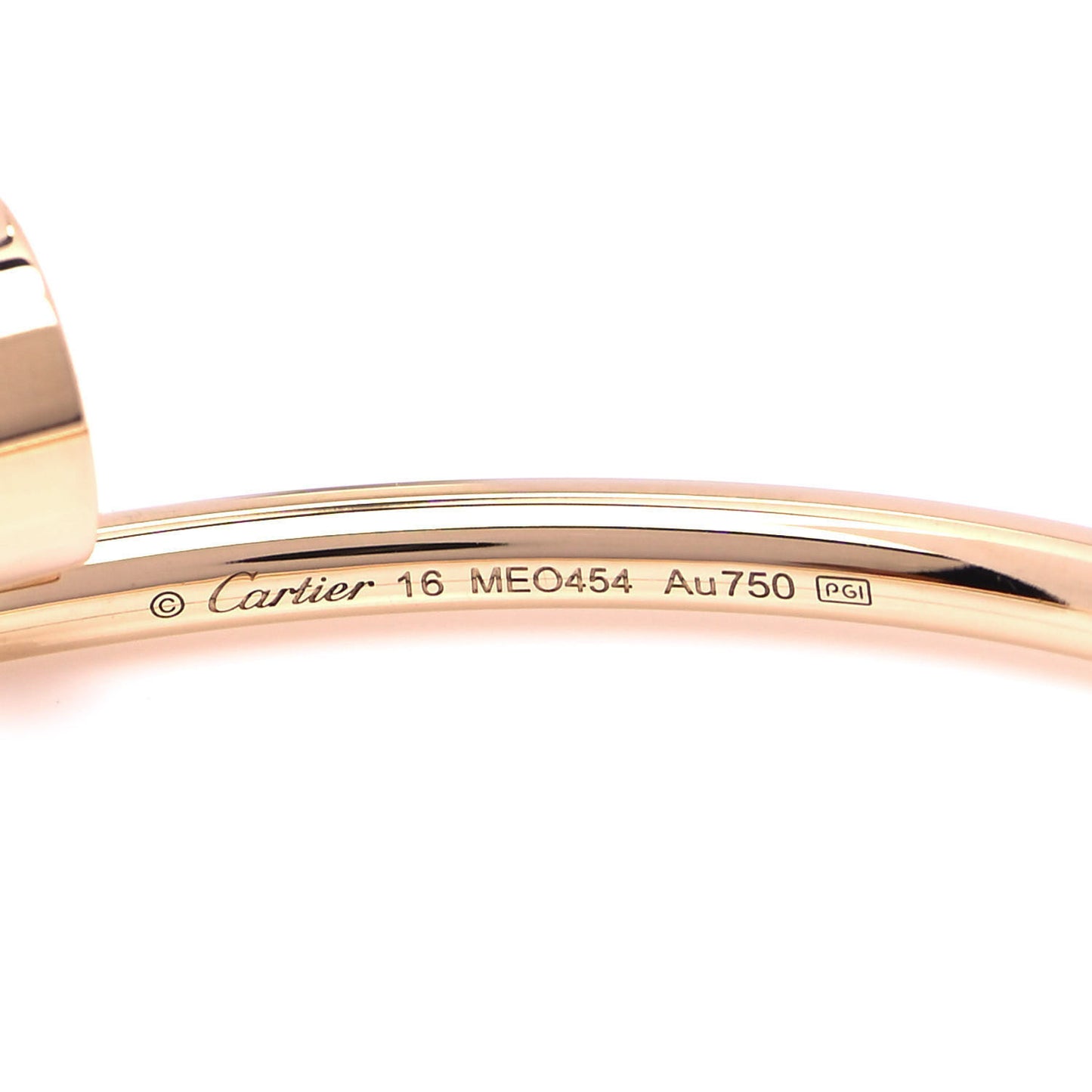 18K Pink Gold Small Juste Un Clou Bracelet 16