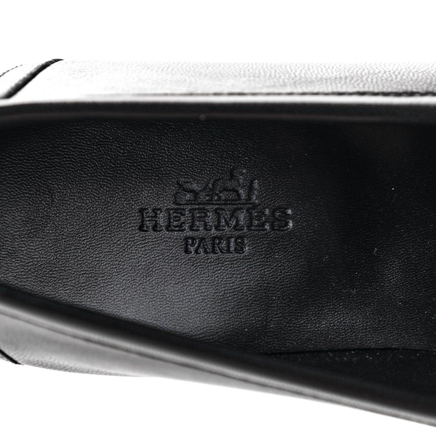 Goatskin Womens Paris Loafers 37 Black