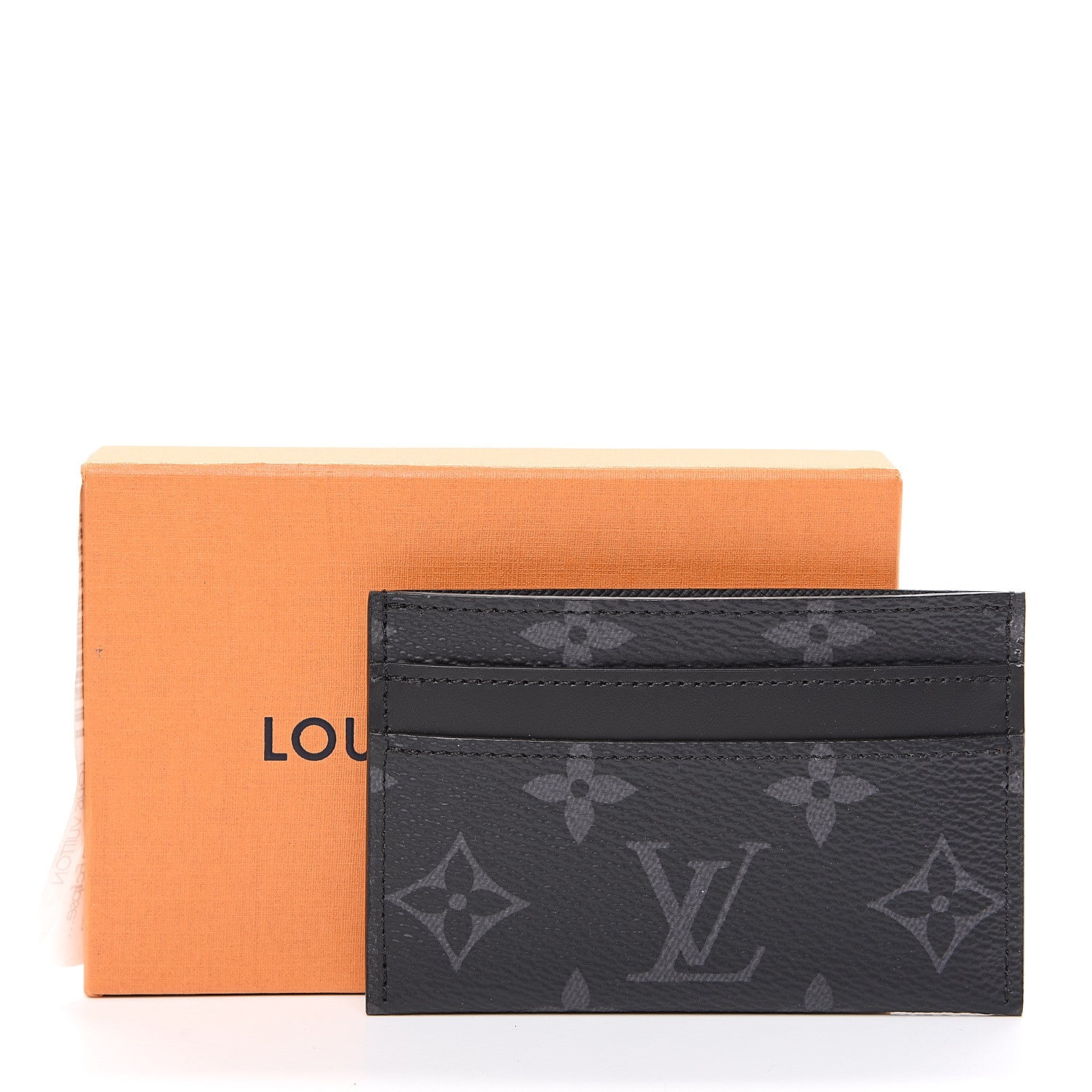 Louis Vuitton Monogram Eclipse Porte-Cartes Double Card Holder 6 of 6