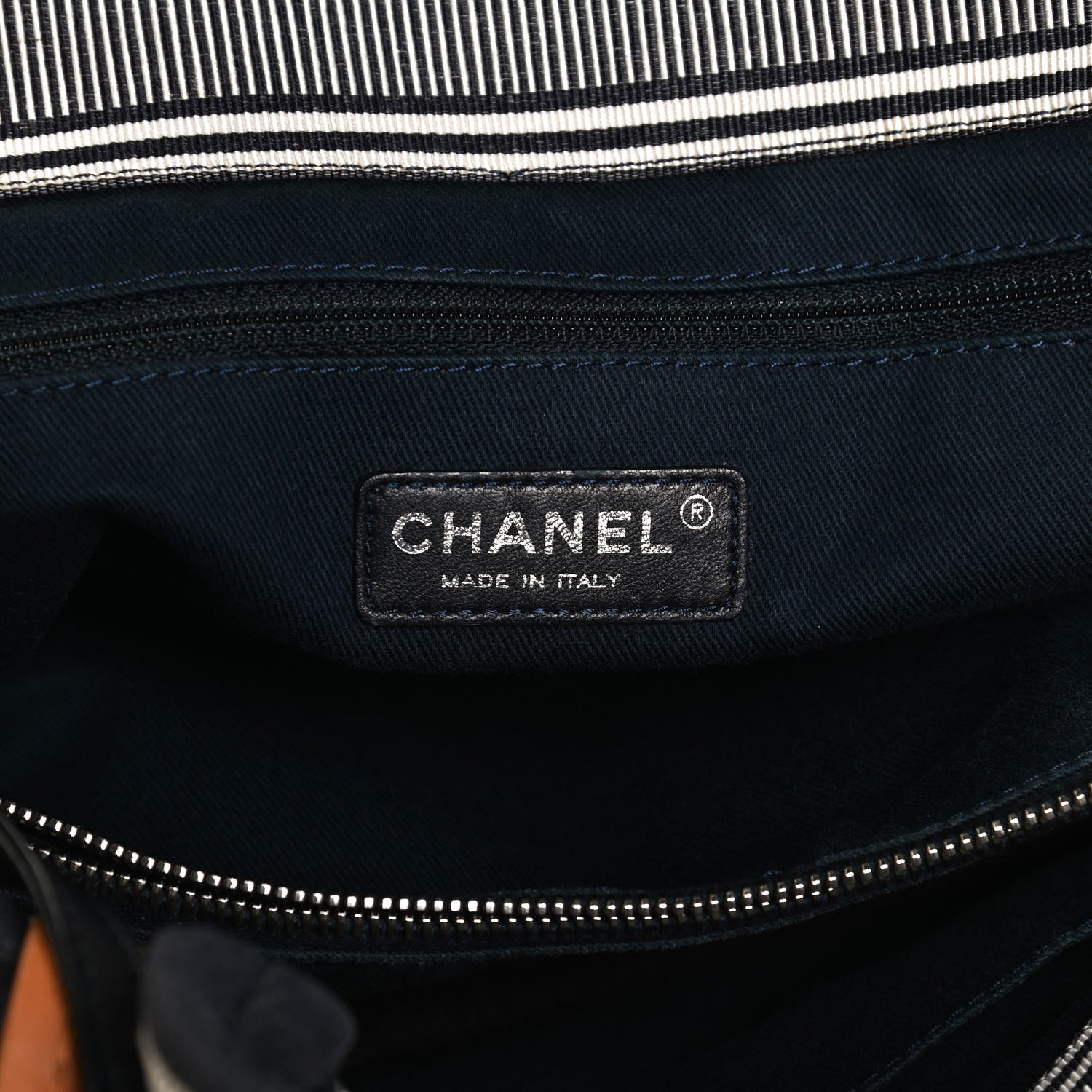 Chanel Denim Large Shopping Tote Blue 6 of 13