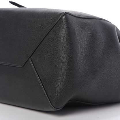 Celine Soft Grained Calfskin Small Belt Cabas Phantom Black 7 of 9