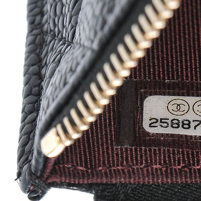 Chanel Caviar Quilted Classic Zip Pouch Black 7 of 7