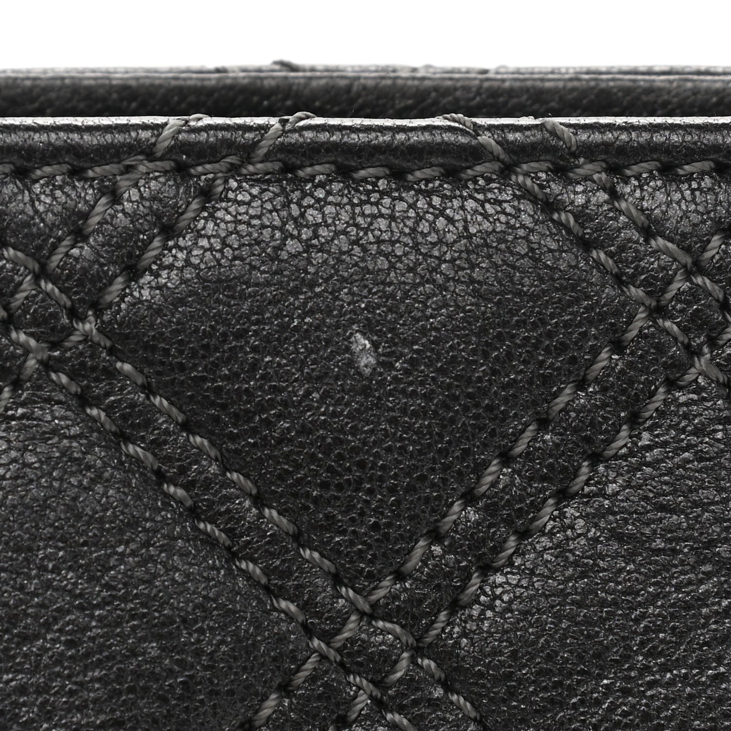 Marc Jacobs Lacquered Lambskin Baroque The XL Single Flap Pearl Anthracite 14 of 16