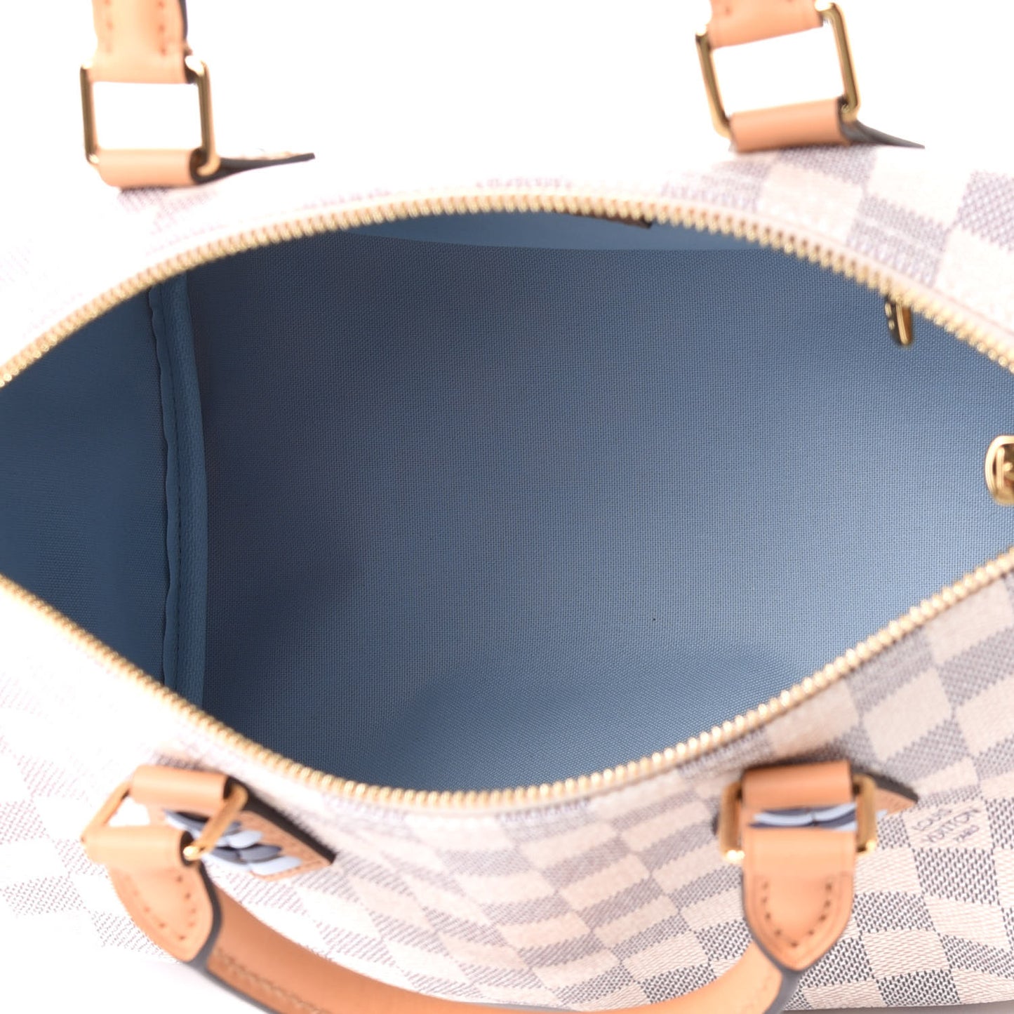 Damier Azur Braided Speedy Bandouliere 30 Blue