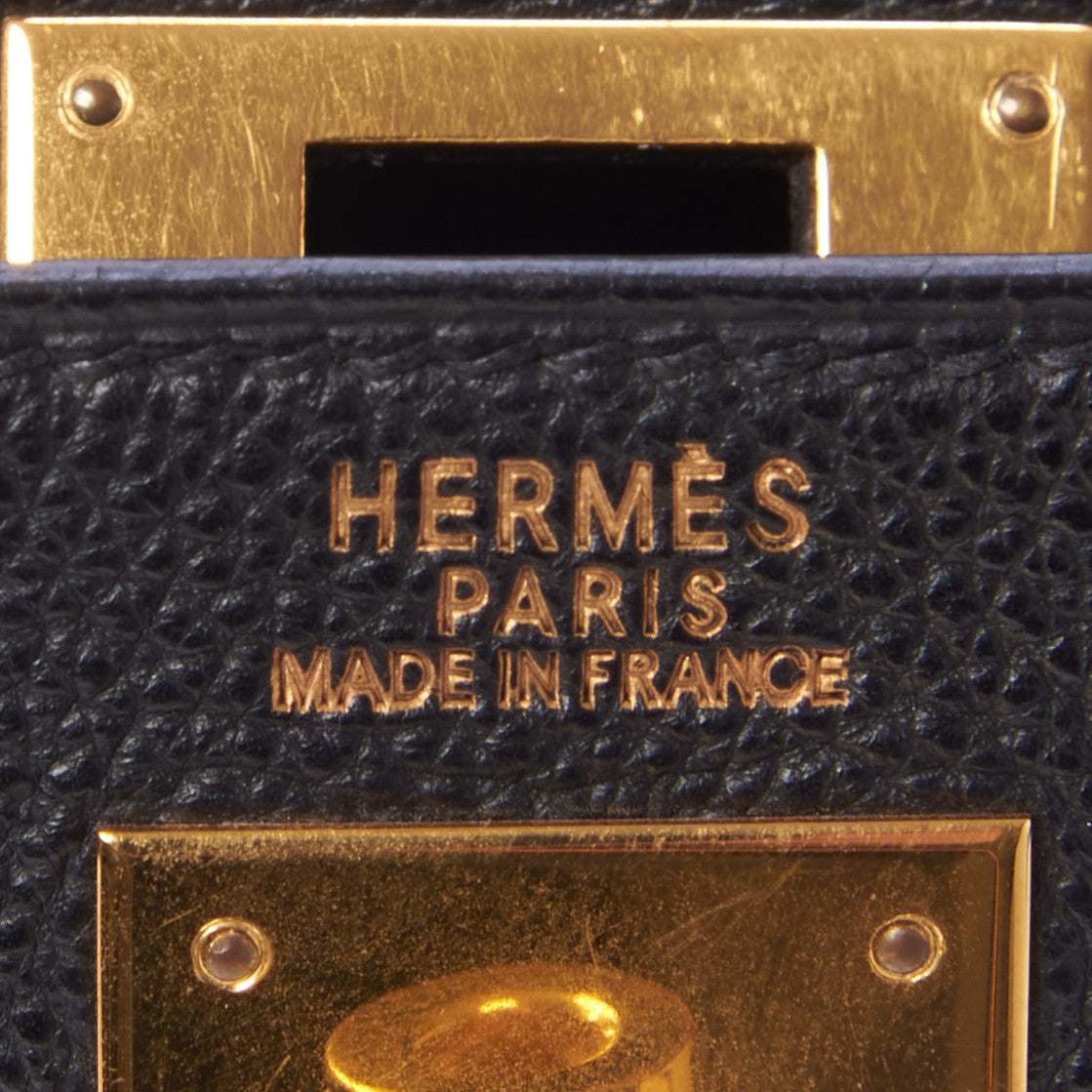 Hermes Togo Kelly Retourne 32 Black 14 of 25