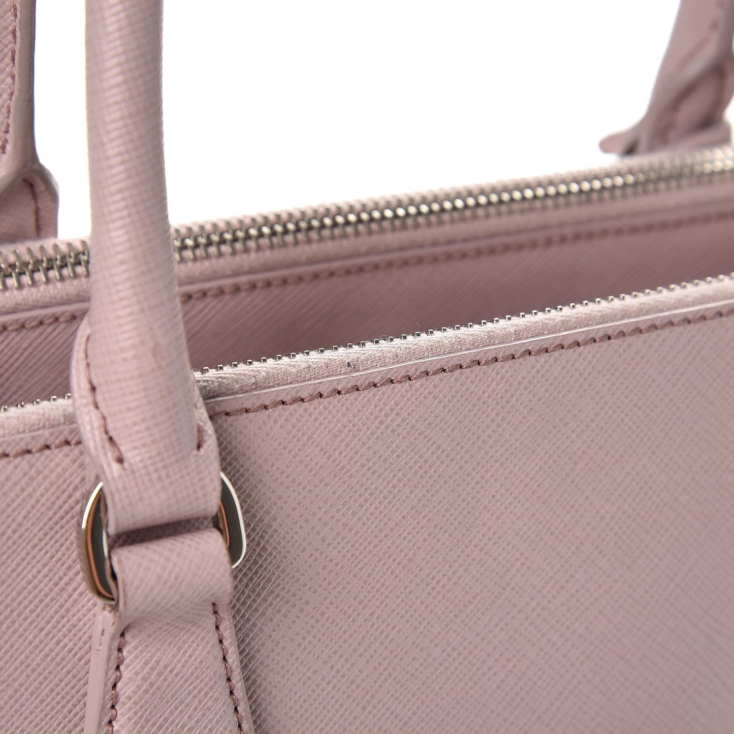 Saffiano Small Galleria Double Zip Tote Mughetto