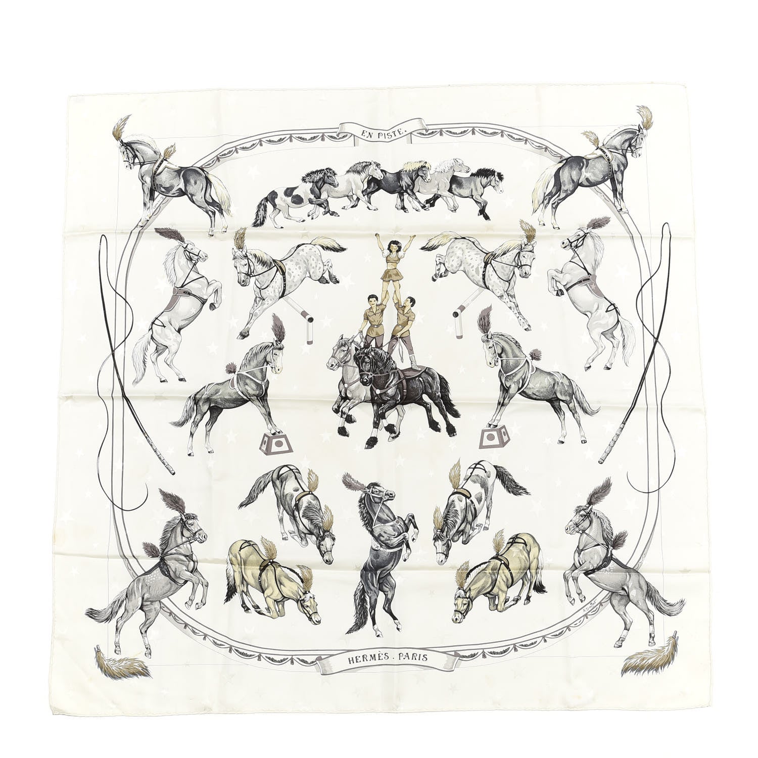 Hermes Silk En Piste Scarf 90 1 of 7