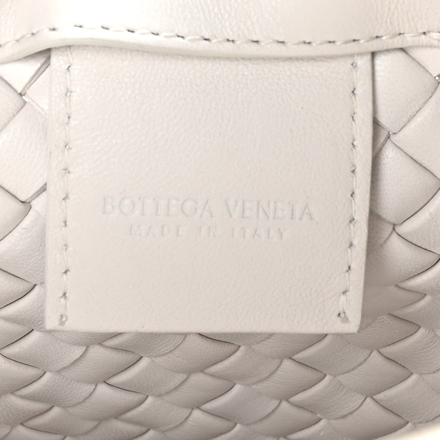 Bottega Veneta Nappa Intrecciato Knot Shoulder Bag White 6 of 9