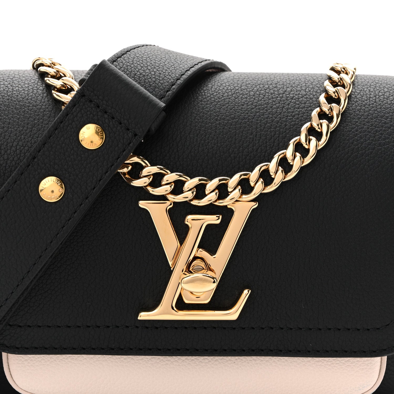 Louis Vuitton Grained Calfskin Lockme Tender Black 7 of 9