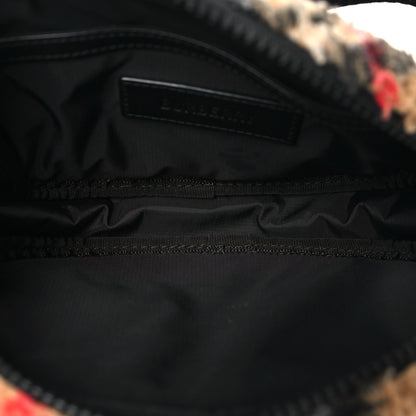 Burberry IP Check Fleece Kids Bum Bag Archive Beige Black 5 of 9