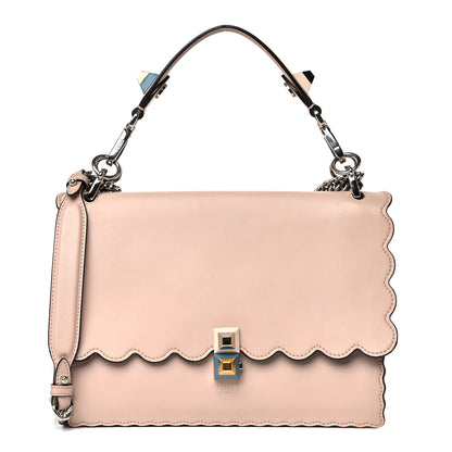 Fendi Vitello Liberty Scalloped Studded Kan I Shoulder Bag Plaster 1 of 20