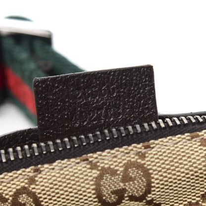Gucci GG Monogram Double Pocket Belt Bag Dark Brown 6 of 9