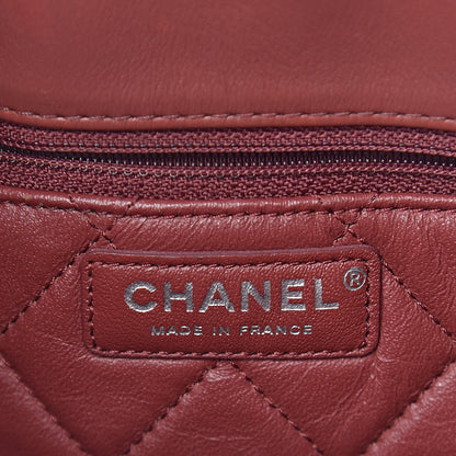 Chanel Calfskin Stitched Large Urban Luxury Drawstring Backpack Red 8 of 10