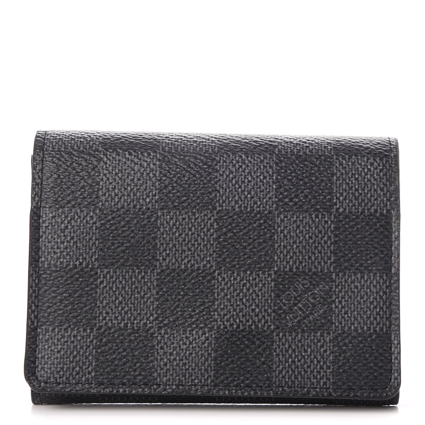 Damier Graphite Enveloppe Carte De Visite