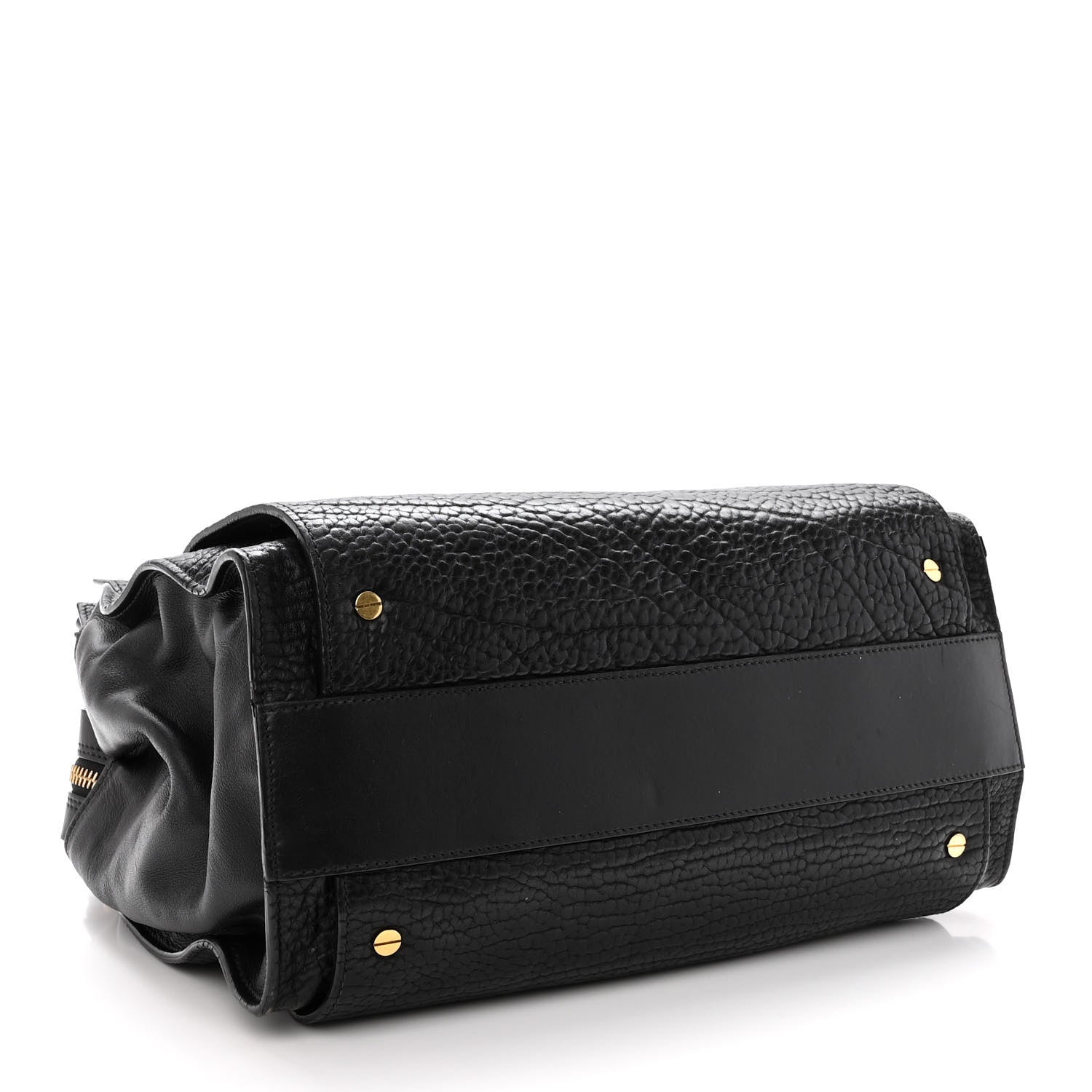 Chloe Pebbled Calfskin Dree Shoulder Bag Black 4 of 14